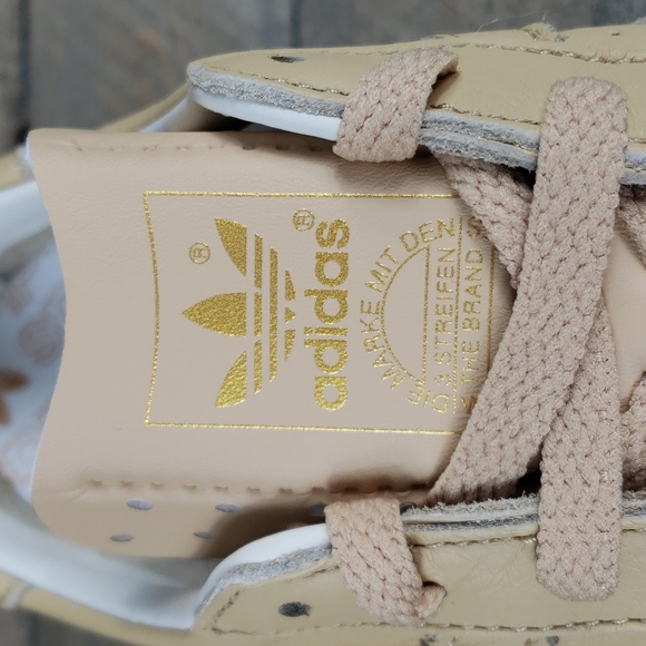 adidas Earlham Originals Men's Leather Casual Sneakers Beige/White - Picture 11 of 11